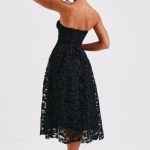 Ishani Midi Dress - Black - Image 10