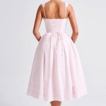 Marlena Midi Dress - Blush - Image 5