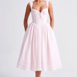 Marlena Midi Dress - Blush - Image 6