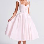 Marlena Midi Dress - Blush - Image 8