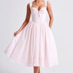 Marlena Midi Dress - Blush - Image 9