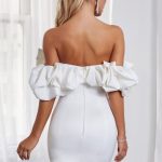 Allie Mini Dress - White - Image 3