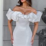 Allie Mini Dress - White - Image 9