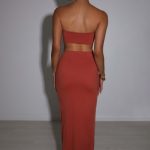 Rosa Maxi Skirt - Rust - Image 7