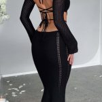 Nadine Maxi Dress - Black - Image 2