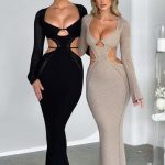 Nadine Maxi Dress - Black - Image 4