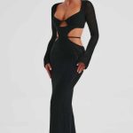 Nadine Maxi Dress - Black - Image 16