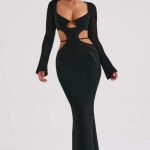 Nadine Maxi Dress - Black - Image 17
