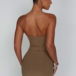 Jaz Mini Skirt - Mocha - Image 6