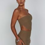 Jaz Mini Skirt - Mocha - Image 10