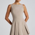 Rory Mini Dress - Taupe