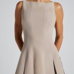 Rory Mini Dress - Taupe - Image 5
