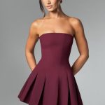 Bryony Mini Dress - Cherry Lacquer