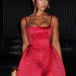 Emma Mini Dress - Red - Image 3