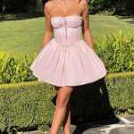 Maeve Mini Dress - Blush - Image 3