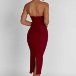 Amore Midi Dress - Red - Image 3