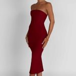 Amore Midi Dress - Red - Image 7