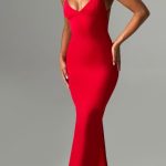 Zelda Maxi Dress - Red - Image 3