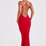 Zelda Maxi Dress - Red - Image 7