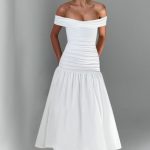 Wilhelmina Midaxi Dress - Ivory - Image 8