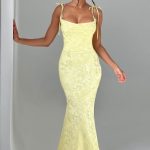 Whitney Maxi Dress - Lemon - Image 9