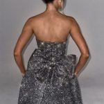 Alice Mini Dress - Grey Sparkle - Image 2