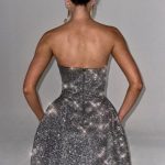 Alice Mini Dress - Grey Sparkle - Image 6