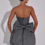 Alice Mini Dress - Grey Sparkle - Image 12