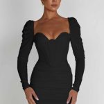 Louise Mini Dress - Black