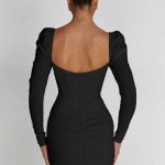 Louise Mini Dress - Black - Image 2