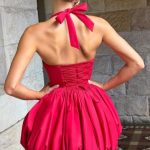 Maricia Mini Dress - Red - Image 2
