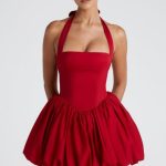 Maricia Mini Dress - Red - Image 6
