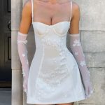 Dalary Mini Dress - Ivory - Image 8