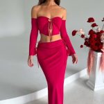Tana Maxi Skirt - Pink