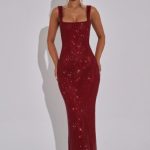 Petra Maxi Dress - Wine - Image 4