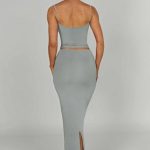Yazmin Maxi Skirt - Steel - Image 2
