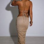 Valencia Maxi Skirt - Gold Sparkle - Image 2