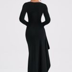 Jordana Maxi Dress - Black - Image 5