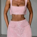 Kiri Mini Skirt - Blush - Image 3