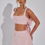 Kiri Mini Skirt - Blush - Image 6