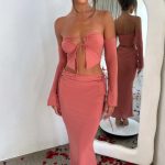 Tana Maxi Skirt - Rose Pink