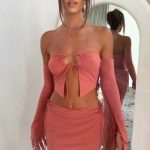 Tana Maxi Skirt - Rose Pink - Image 5