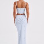 Dalary Maxi Skirt - Blue - Image 2