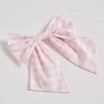 Mitzi Bow - Blush Gingham - Image 3