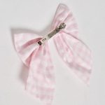 Mitzi Bow - Blush Gingham - Image 4