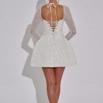 Annabelle Mini Dress - Ivory - Image 3