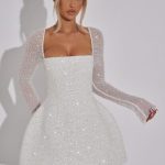 Annabelle Mini Dress - Ivory - Image 4