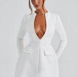Greta Mini Dress - Ivory - Image 7