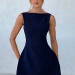 Alana Mini Dress - Navy