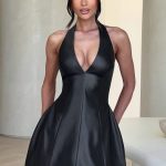 Missy Mini Dress - Black - Image 8